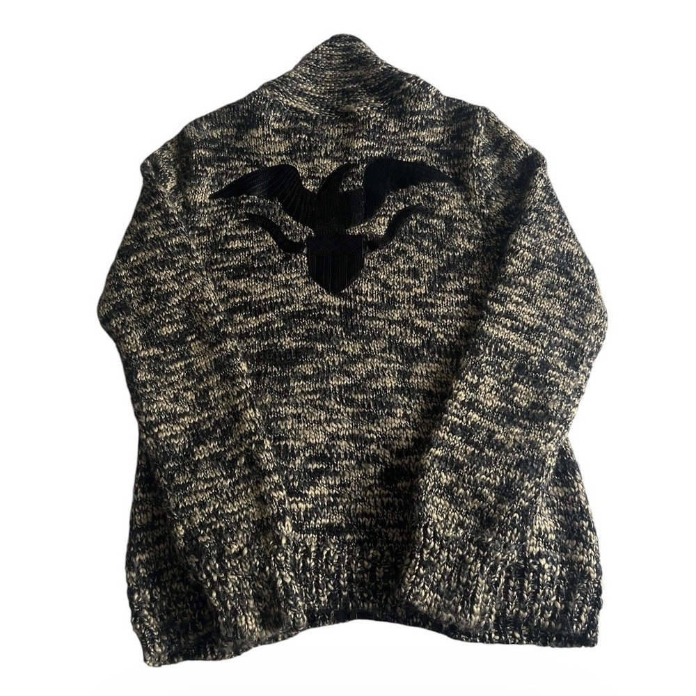 Denim & Supply Ralph Lauren Eagle Marled Shawl Full-Zip Cardigan Men's Medium